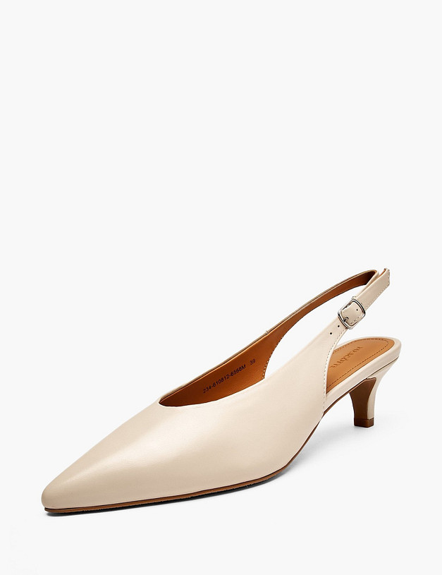 Бежевые женские туфли MASCOTTE 234-610812-6568M | ракурс 2