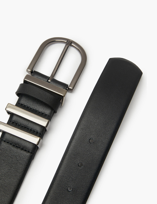 Черный женский ремень MASCOTTE 703-4205-102 | ракурс 3 Черный женский ремень MASCOTTE 703-4205-102 | ракурс 3