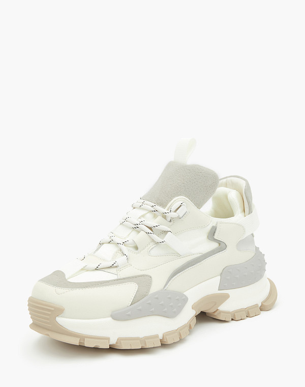 234-223221-0601 Полуботинки для активного отдыха женские кож.спилок-текстиль/текстиль бел, Mascotte