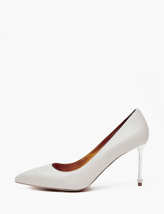 Молочные женские туфли на шпильке MASCOTTE 172-210211-3502M | ракурс 1 Молочные женские туфли на шпильке MASCOTTE 172-210211-3502M | ракурс 1