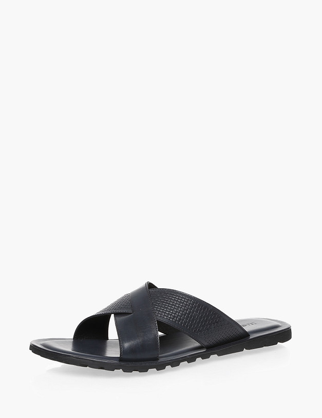 Синие мужские сабо MASCOTTE 30-8171202-3103M | ракурс 2