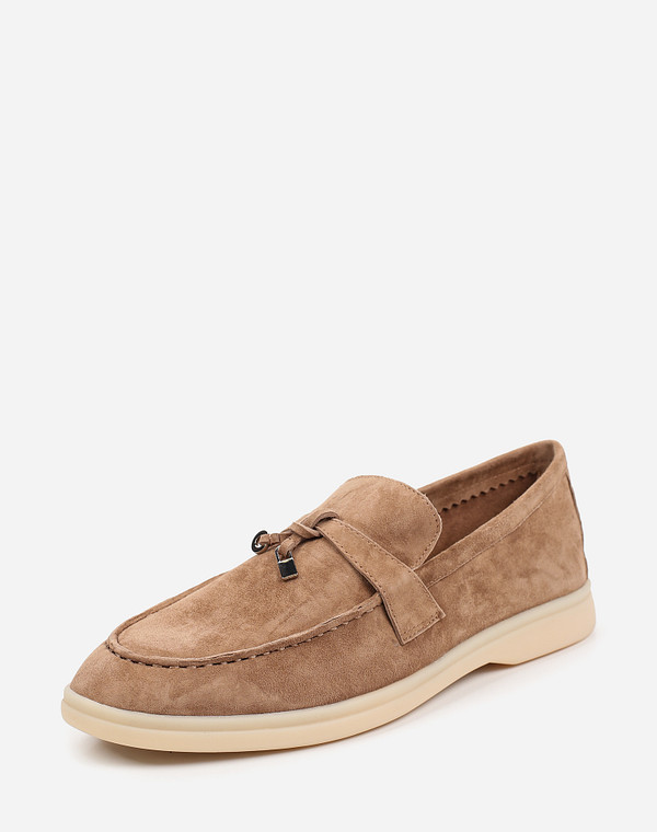 11-110311-3671M Туфли женские велюр/нат.кожа беж, Mascotte