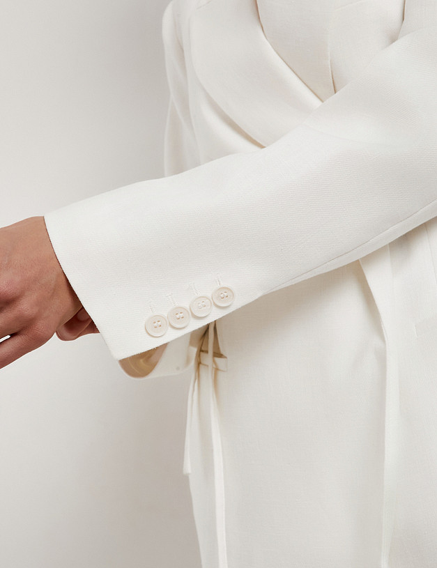 Белый женский жакет MASCOTTE 835-6101-2701 | ракурс 5