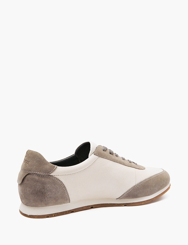 Молочные мужские кроссовки MASCOTTE 58-514411-0101 | ракурс 4 Молочные мужские кроссовки MASCOTTE 58-514411-0101 | ракурс 4