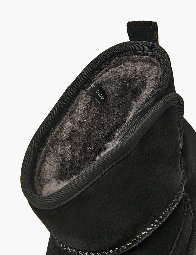 Черные женские угги MASCOTTE 234-521151-0202 | ракурс 6