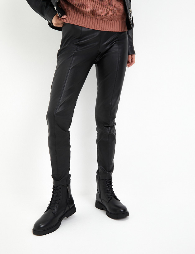 Черные женские зимние ботинки MASCOTTE 58-321831-7100M | ракурс 1