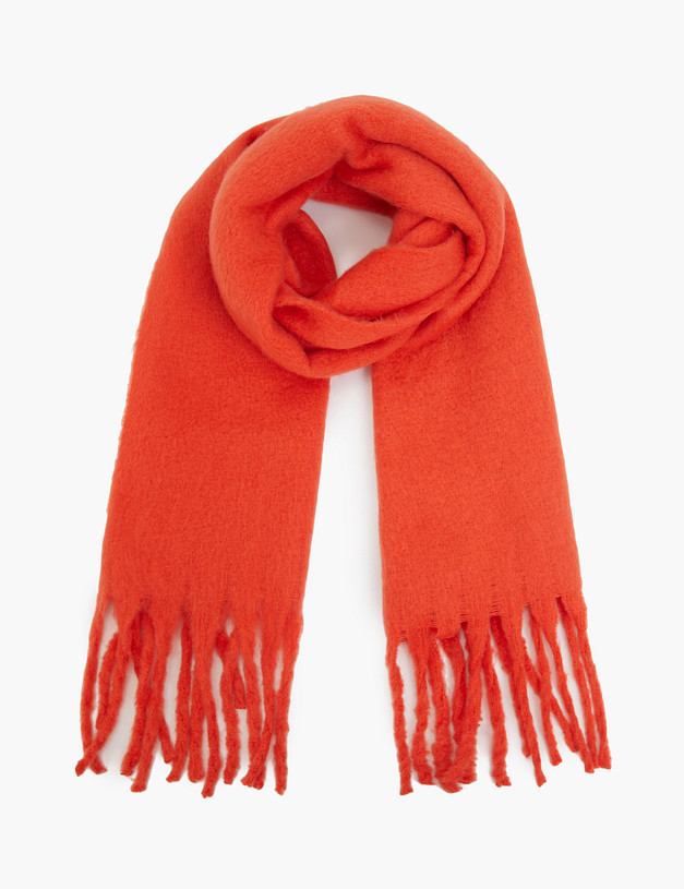Оранжевый женский шарф MASCOTTE 766-3224-2413 | ракурс 2