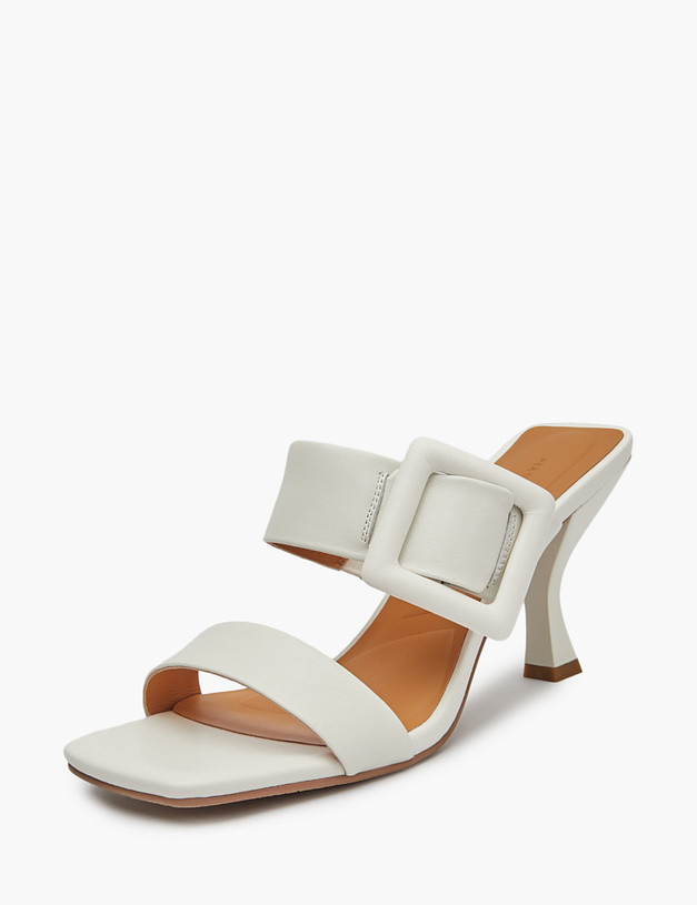 Молочные женские мюли MASCOTTE 126-512511-6558M | ракурс 4