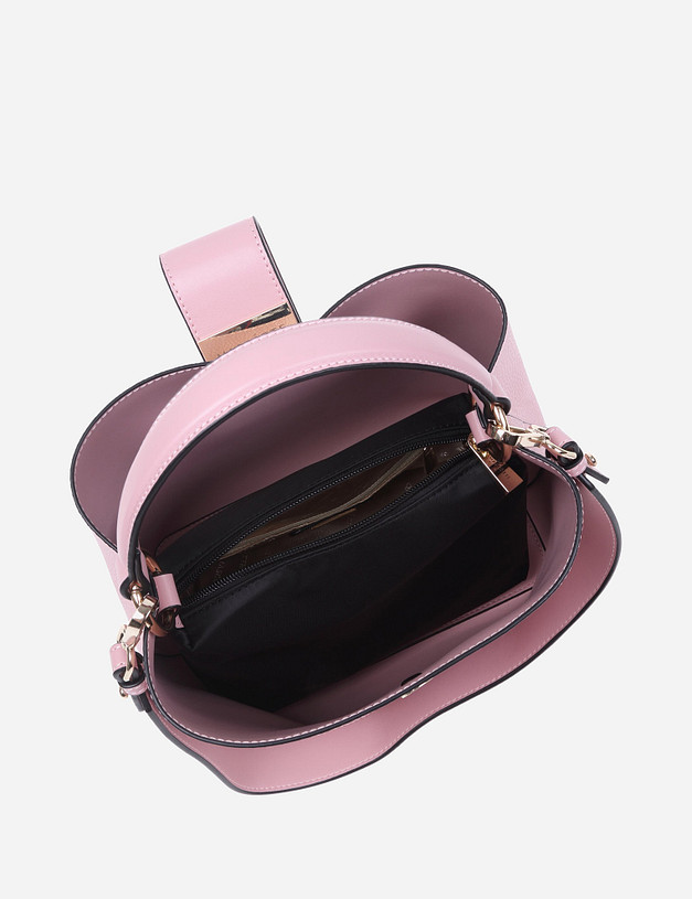 Розовая женская сумка MASCOTTE 642-0102-606 | ракурс 6 Розовая женская сумка MASCOTTE 642-0102-606 | ракурс 6