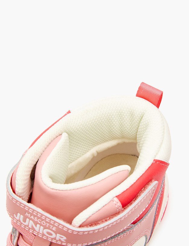 Розовые кроссовки для девочек MASCOTTE 151-322241-0606 | ракурс 8 Розовые кроссовки для девочек MASCOTTE 151-322241-0606 | ракурс 8