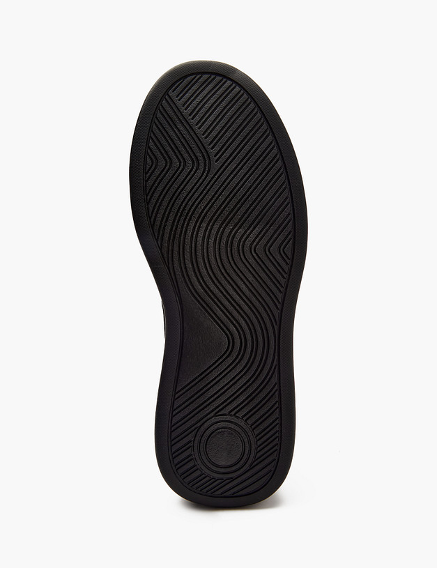 Черные женские кеды на платформе MASCOTTE 189-415921-0602 | ракурс 5 Черные женские кеды на платформе MASCOTTE 189-415921-0602 | ракурс 5