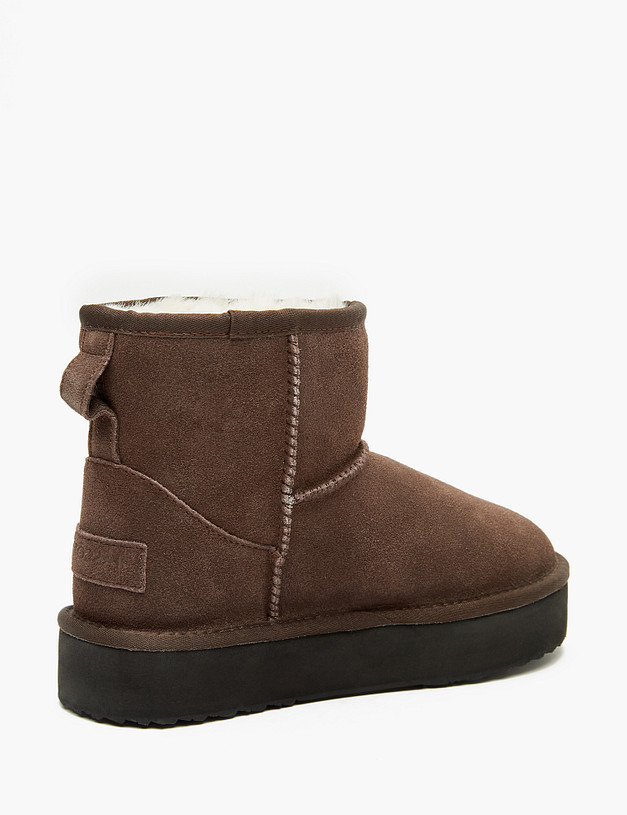 Коричневые женские угги MASCOTTE 234-3206531-0209 | ракурс 3