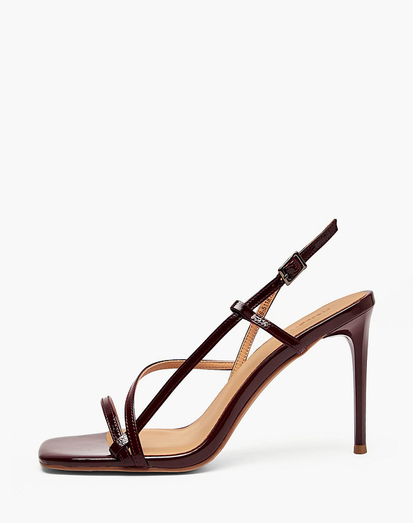 126-511815-0705 Туфли летние женские лак.кожа/нат.кожа бордо, Mascotte