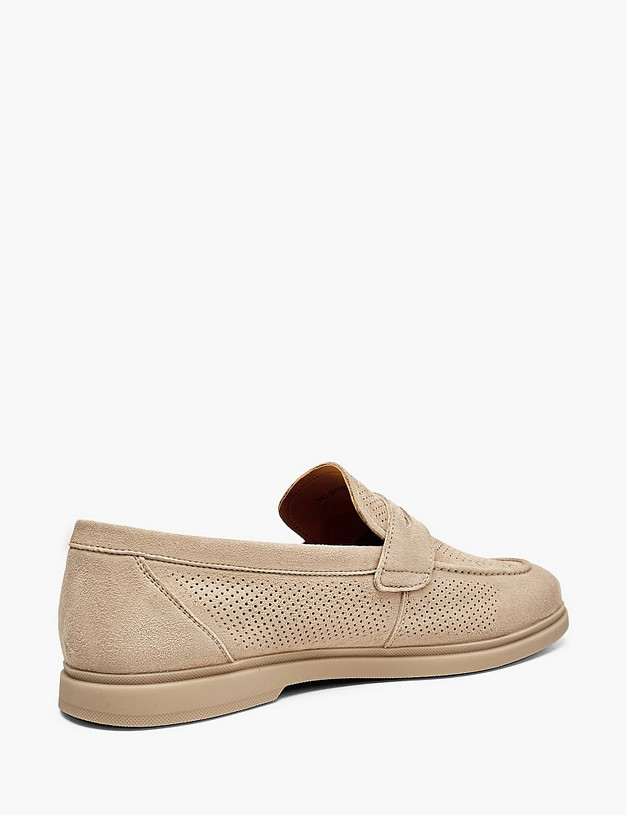 Бежевые мужские лоферы MASCOTTE 142-511121-0608 | ракурс 3