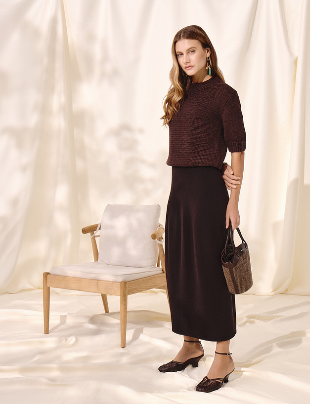 Коричневые женские босоножки MASCOTTE 126-614811-0509 | ракурс 2