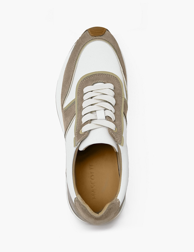 Бежевые мужские кроссовки MASCOTTE 22-412711-3267M | ракурс 5