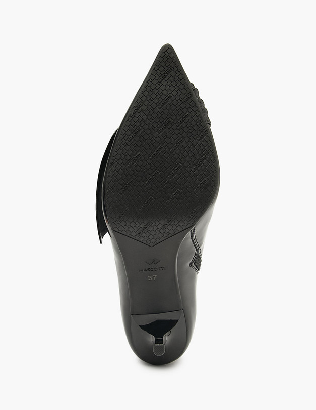 Черные женские лакированные ботильоны MASCOTTE 126-523721-0702 | ракурс 5