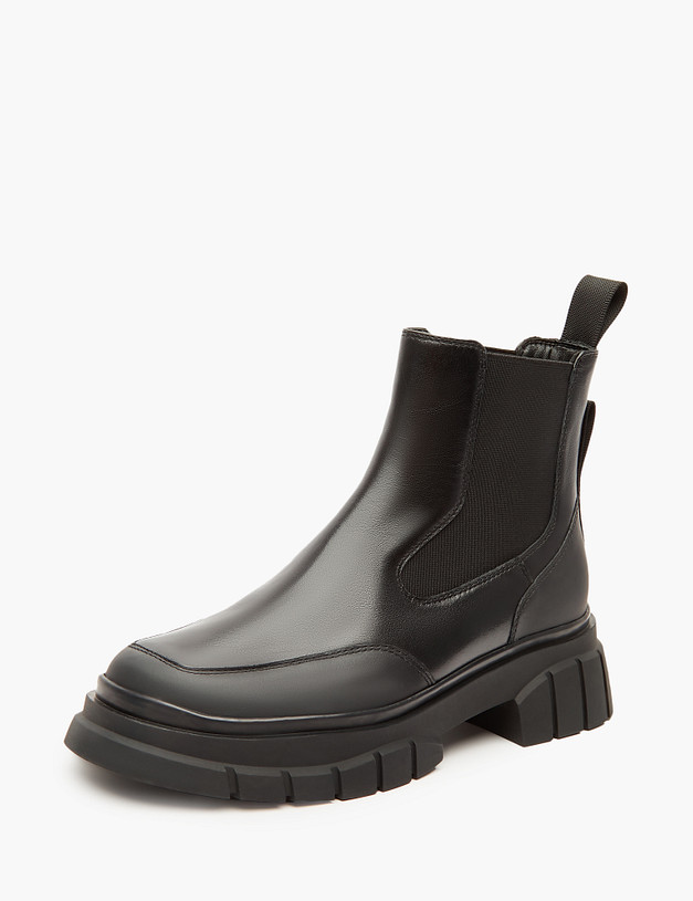 Черные женские челси MASCOTTE 233-321321-0102 | ракурс 3 Черные женские челси MASCOTTE 233-321321-0102 | ракурс 3