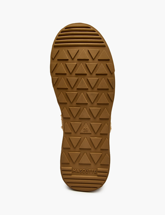 Бежевые женские кеды с мехом MASCOTTE 58-52648415-4608M | ракурс 5 Бежевые женские кеды с мехом MASCOTTE 58-52648415-4608M | ракурс 5