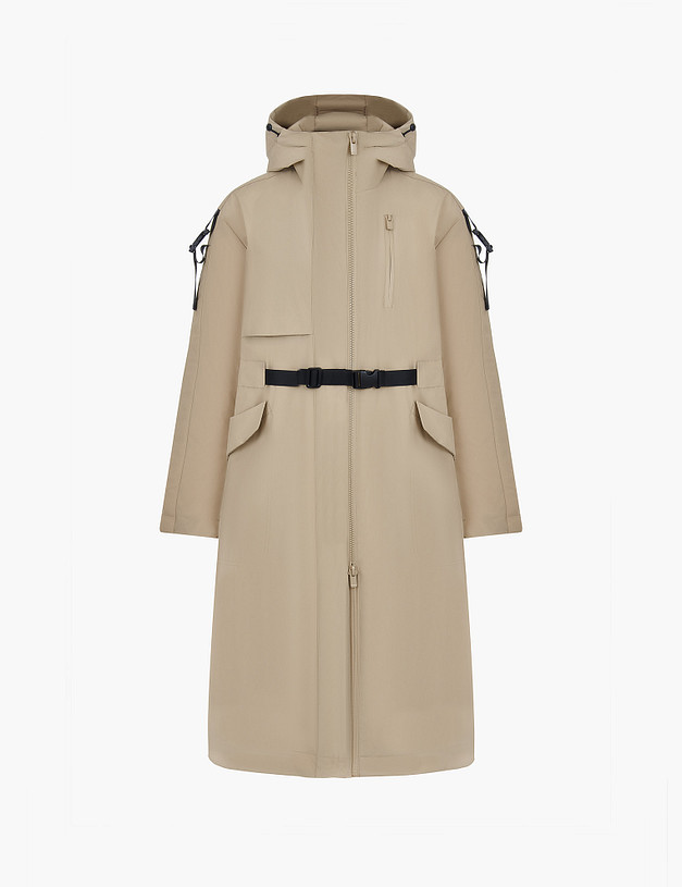 Бежевая женская куртка MASCOTTE 876-4211-2408 | ракурс 7
