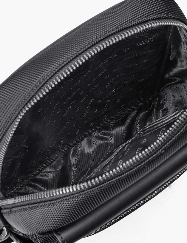 Черная мужская сумка MASCOTTE 604-5132-202 | ракурс 4 Черная мужская сумка MASCOTTE 604-5132-202 | ракурс 4