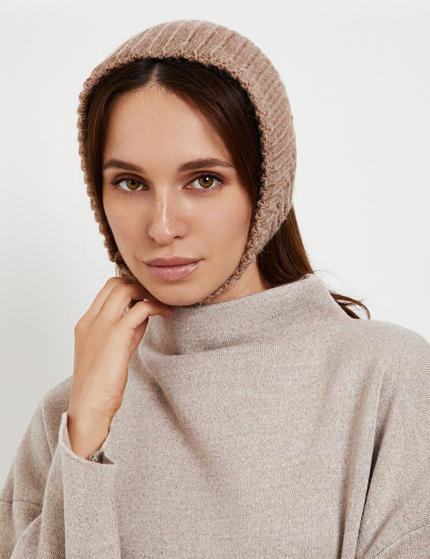 Бежевая женская повязка на голову MASCOTTE 781-5208-7508 | ракурс 1