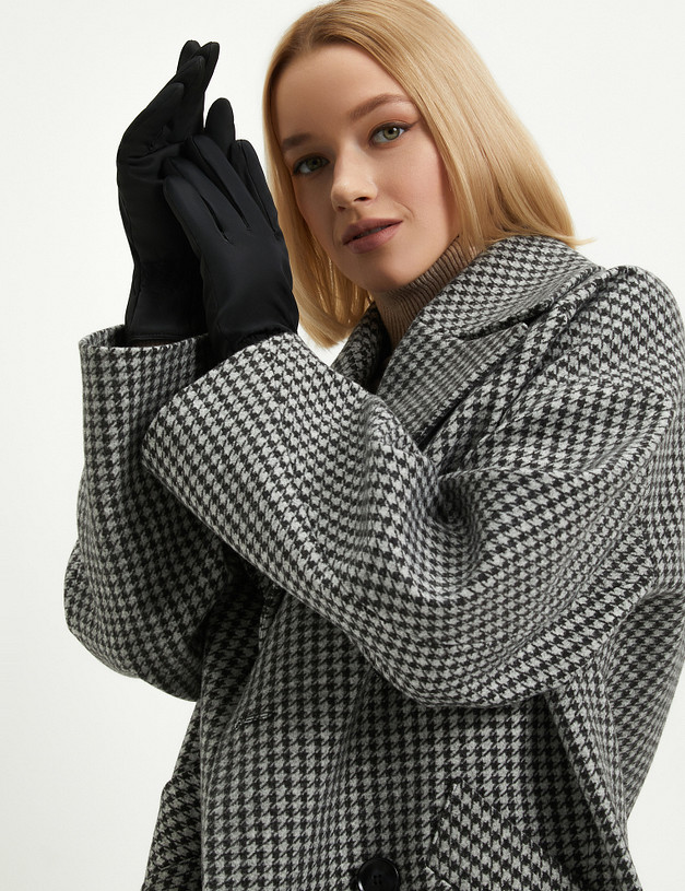 Черные женские перчатки MASCOTTE 717-2219-202 | ракурс 1