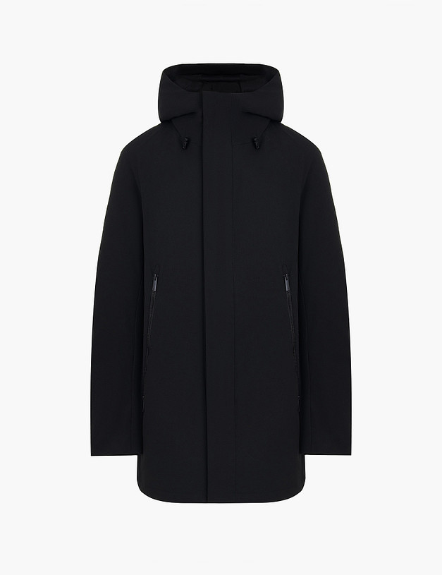 Черный мужской пуховик MASCOTTE 837-4207-2402 | ракурс 7 Черный мужской пуховик MASCOTTE 837-4207-2402 | ракурс 7