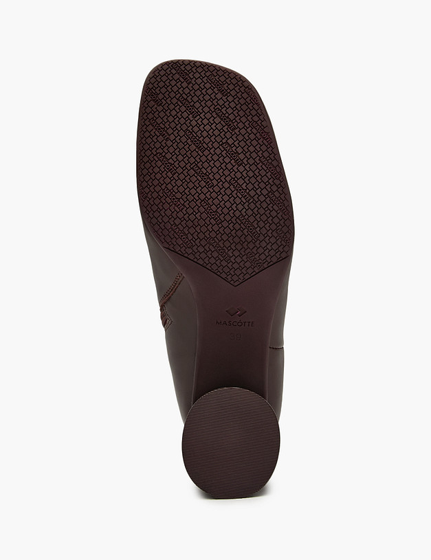 Бордовые женские ботильоны MASCOTTE 15-522111-7113M | ракурс 5