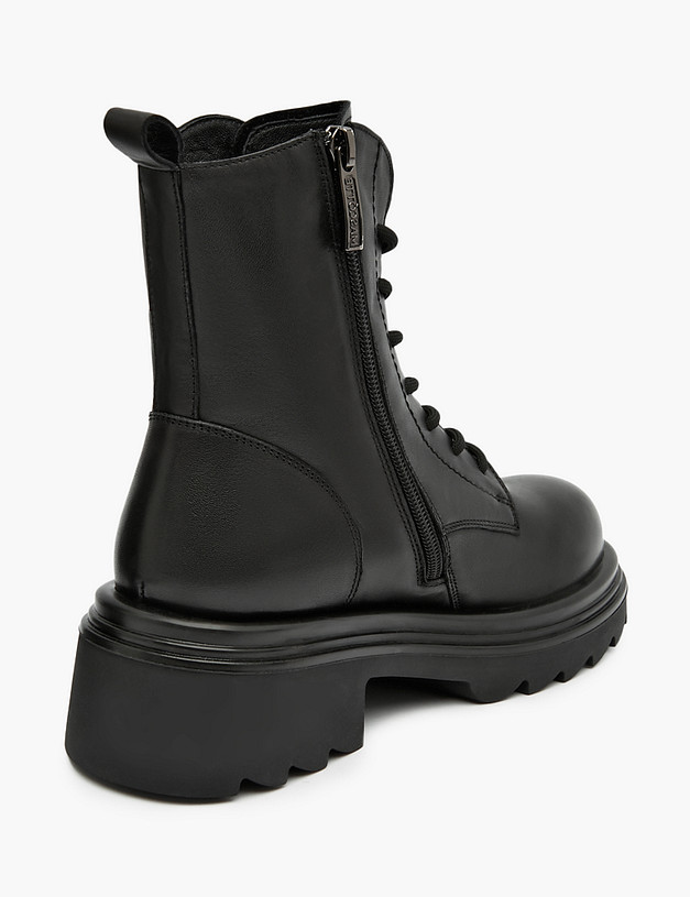 Черные женские зимние ботинки MASCOTTE 58-322131-0102 | ракурс 3