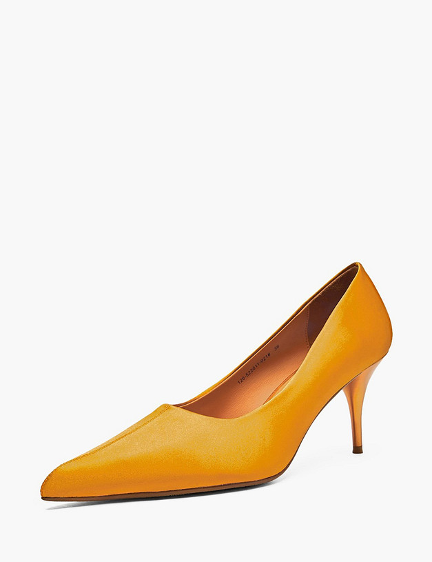 Желтые женские туфли MASCOTTE 126-522611-0218 | ракурс 2