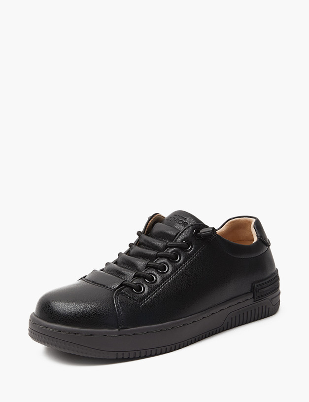 Черные кроссовки для мальчиков MASCOTTE 98-410812-0602 | ракурс 5