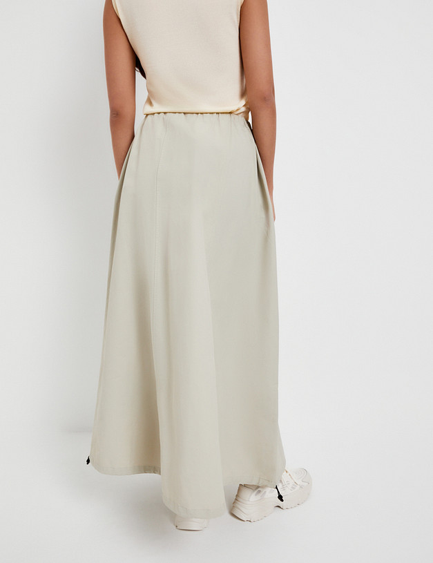 Серо-бежевая женская юбка MASCOTTE 974-5103-2608 | ракурс 5