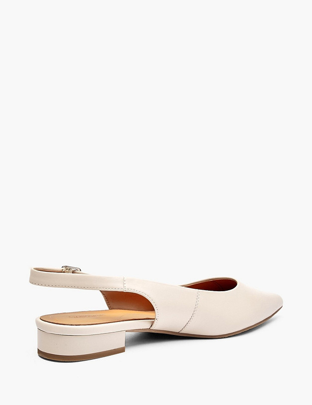 Бежевые женские слингбэки MASCOTTE 94-611011-1004M | ракурс 3