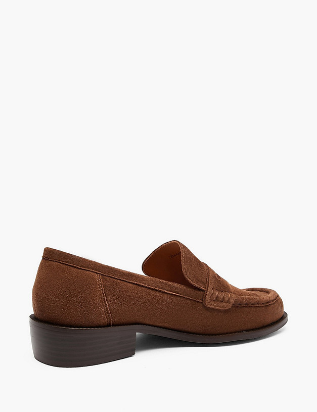 Коричневые женские лоферы MASCOTTE 234-610511-0609 | ракурс 3