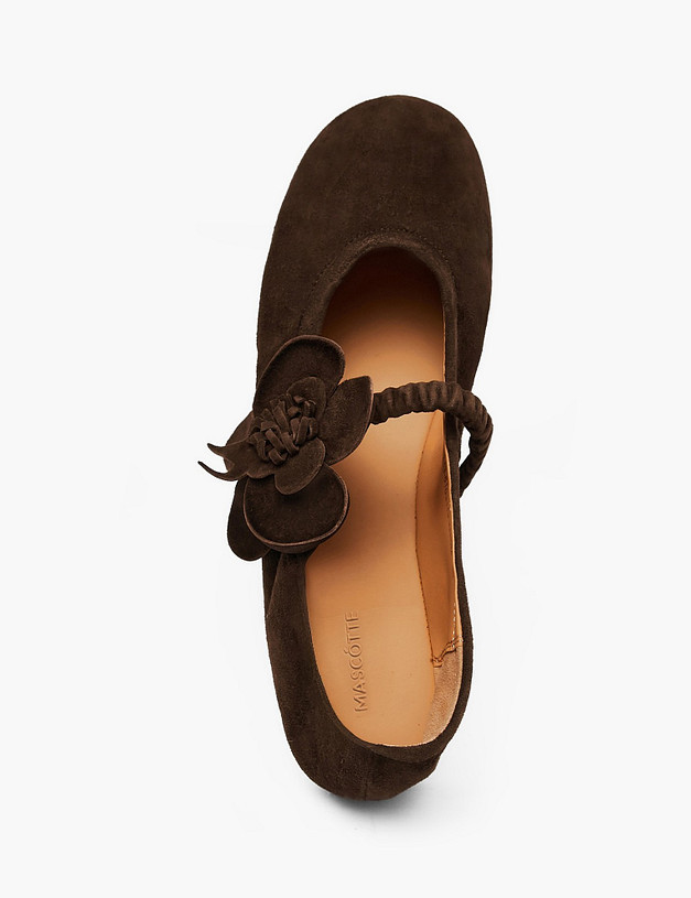 Коричневые женские туфли MASCOTTE 233-6103113-4680M | ракурс 4