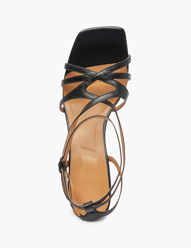 Черные женские босоножки MASCOTTE 126-511813-3501M | ракурс 4
