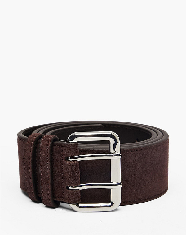 701-6116-0209 Ремень жен. велюр/нат.кожа корич, Mascotte