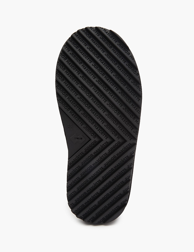 Черные велюровые детские угги MASCOTTE 234-326431-0202 | ракурс 7