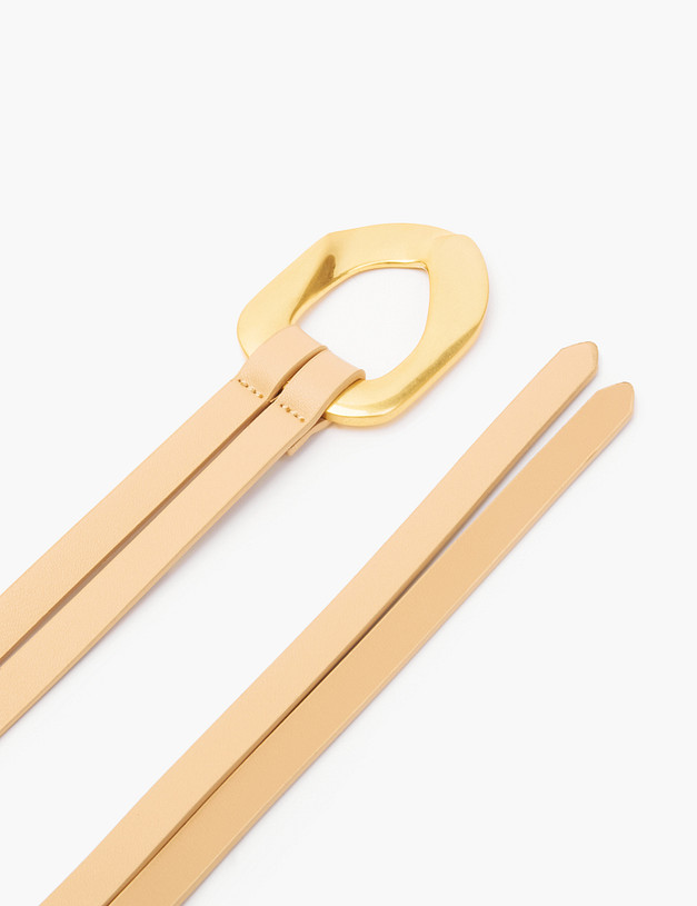 Бежевый женский ремень MASCOTTE 703-2103-608 | ракурс 3