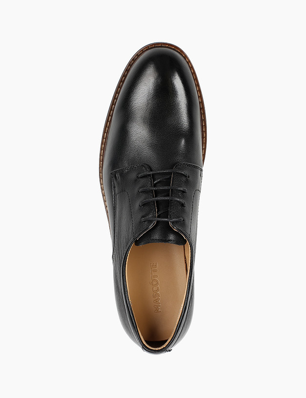 Черные мужские дерби из натуральной кожи MASCOTTE 58-110212-0102 | ракурс 5
