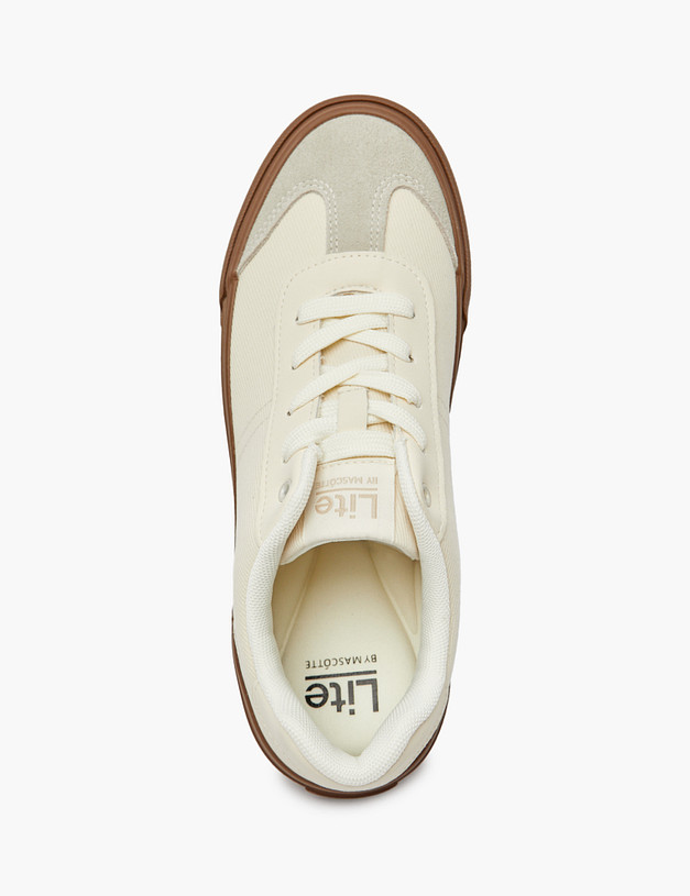 Молочные женские кеды MASCOTTE 156-4206822-0208 | ракурс 5