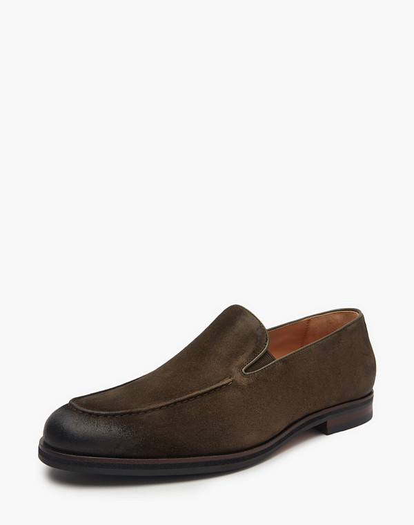 175-512811-2225M Полуботинки мужские велюр/нат.кожа корич, Mascotte