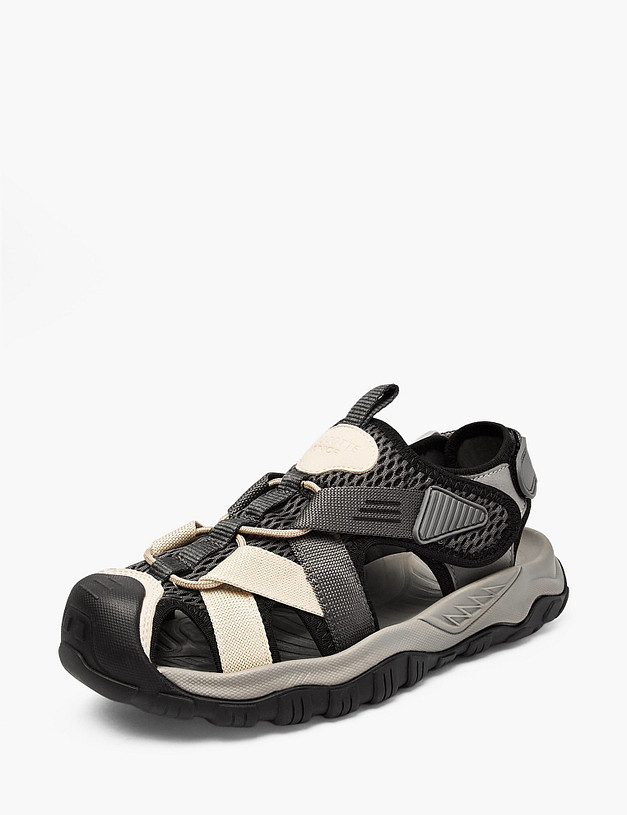 Серые детские кроссовки MASCOTTE 234-617321-0210 | ракурс 2