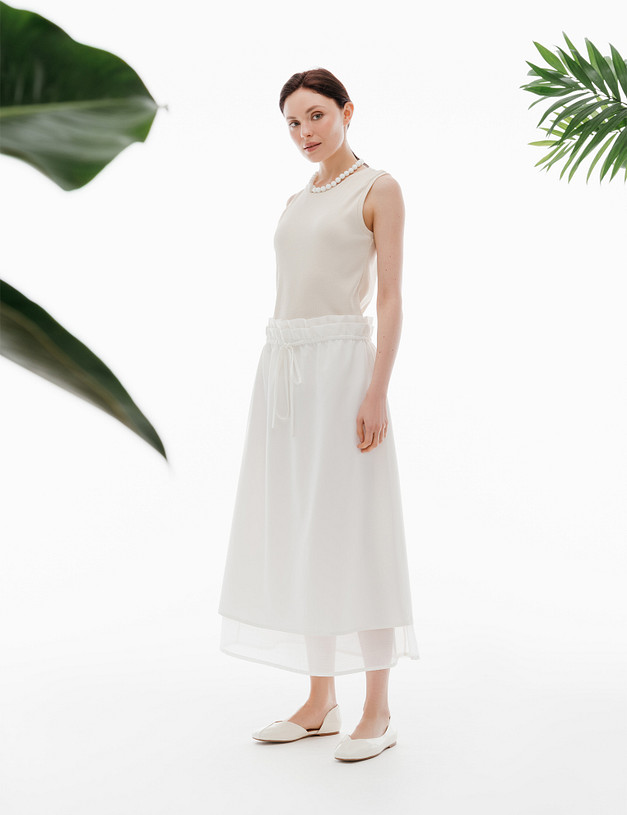 Молочные лакированные женские балетки MASCOTTE 126-512911-3778M | ракурс 2