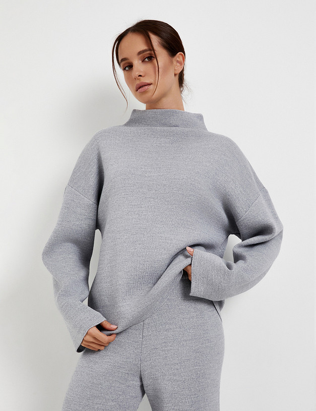 Серый женский костюм MASCOTTE 990-5202-7510 | ракурс 2