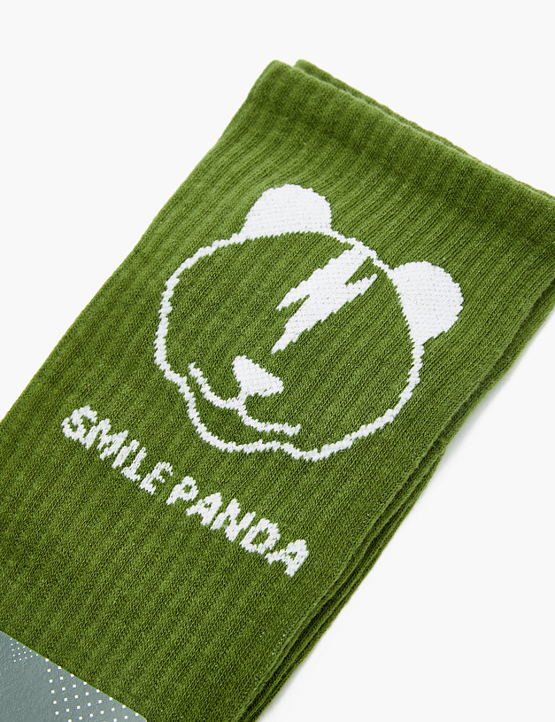 Оливковые мужские носки MASCOTTE 764-3108-2604 | ракурс 2