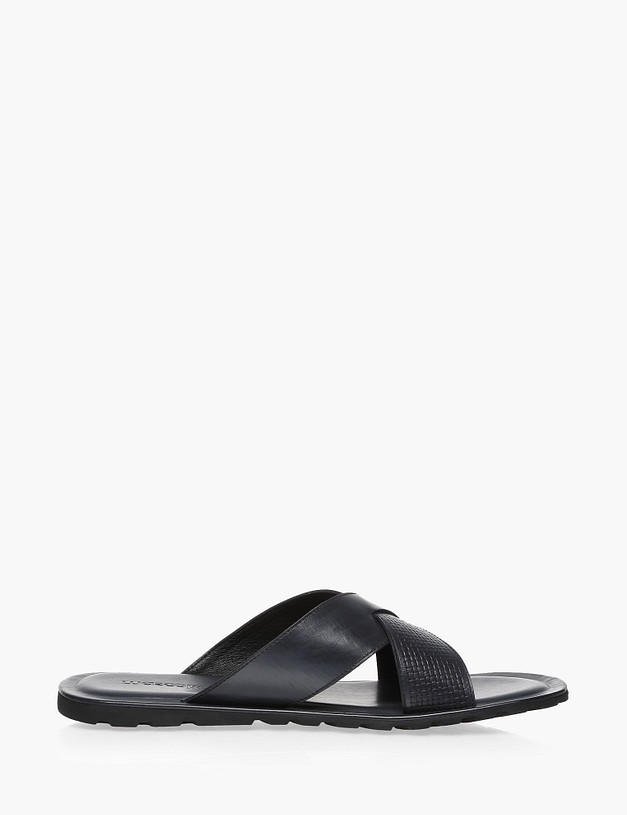 Синие мужские сабо MASCOTTE 30-8171202-3103M | ракурс 3