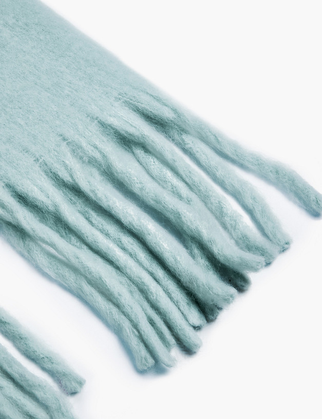 Зеленый женский шарф MASCOTTE 766-2221-2404 | ракурс 3