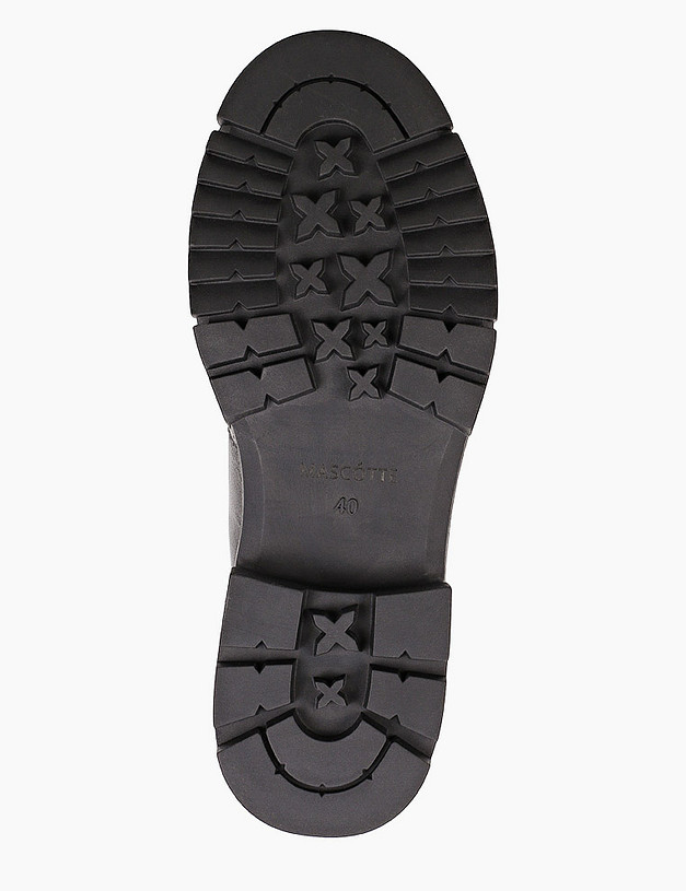 Черные женские челси с перфорацией MASCOTTE 58-021321-0102 | ракурс 5